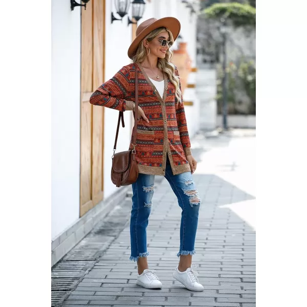 GRECERELLE Women's Long Sleeve Open Front Cardigan Button Down Ribbed Lightweight Knit Outerwear with Pocket