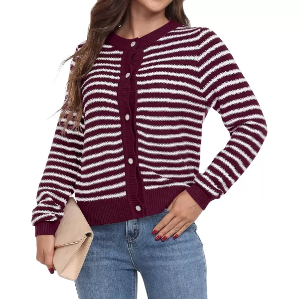 GRECERELLE Women Cardigan Sweaters 2024 Open Front Button Down Casual Tweed Outwear Coats Fall Clothes