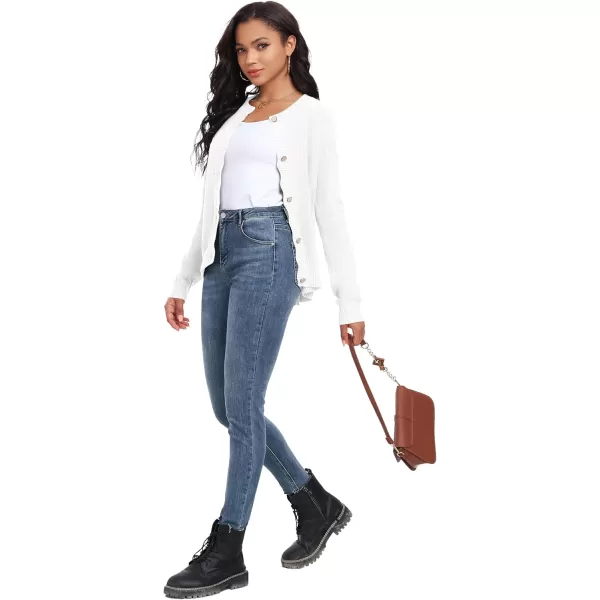 GRECERELLE Women Cardigan Sweaters 2024 Open Front Button Down Casual Tweed Outwear Coats Fall Clothes