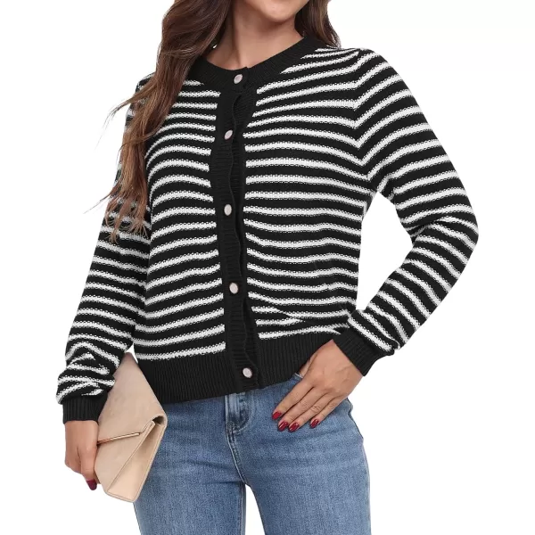 GRECERELLE Women Cardigan Sweaters 2024 Open Front Button Down Casual Tweed Outwear Coats Fall Clothes