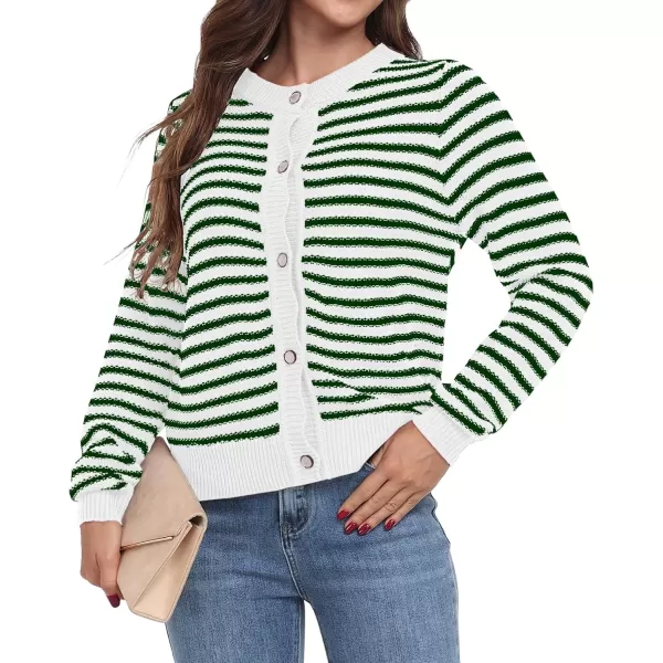 GRECERELLE Women Cardigan Sweaters 2024 Open Front Button Down Casual Tweed Outwear Coats Fall Clothes
