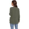 imageGRECERELLE Womens 2024 Long Sleeve Lightweight Open Front Casual Cardigan Sweaters Outerwear with PocketsArmy Green