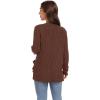 imageGRECERELLE Womens 2024 Long Sleeve Lightweight Open Front Casual Cardigan Sweaters Outerwear with PocketsCaramel