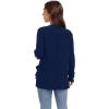 imageGRECERELLE Womens 2024 Long Sleeve Lightweight Open Front Casual Cardigan Sweaters Outerwear with PocketsNavy Blue