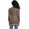 imageGRECERELLE Womens Long Sleeve Open Front Cardigan Casual VNeck Curved Hem Ribbed Knit Sweater Outerwear with PocketsCashew Brown