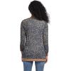 imageGRECERELLE Womens Long Sleeve Open Front Cardigan Casual VNeck Curved Hem Ribbed Knit Sweater Outerwear with PocketsLeopard Blue