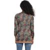 imageGRECERELLE Womens Long Sleeve Open Front Cardigan Casual VNeck Curved Hem Ribbed Knit Sweater Outerwear with PocketsNavy Blue Daffodil
