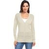 imageGRECERELLE Womens Summer Crochet Sweaters Long Sleeve Lightweight Bolero Knit CardigansApricot