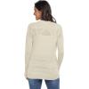 imageGRECERELLE Womens Summer Crochet Sweaters Long Sleeve Lightweight Bolero Knit CardigansApricot