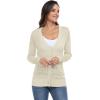 imageGRECERELLE Womens Summer Crochet Sweaters Long Sleeve Lightweight Bolero Knit CardigansApricot
