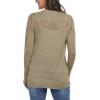 imageGRECERELLE Womens Summer Crochet Sweaters Long Sleeve Lightweight Bolero Knit CardigansKhaki