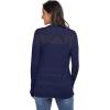 imageGRECERELLE Womens Summer Crochet Sweaters Long Sleeve Lightweight Bolero Knit CardigansNavy Blue