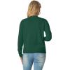 imageGRECERELLE 2025 Womens Lightweight Open Front Long Sleeve Casual Button Down VNeck Cardigan Sweater S2XLCyan Green
