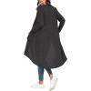 imageGRECERELLE Womens Cardigans Lightweight 2025 Long Sleeve Button Down Duster Casual Long Cardigan Outerwear with PocketsRibbeddark Gray