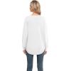 imageGRECERELLE Womens Long Sleeve Lightweight Crewneck Sweater Tops Casual Soft Knit Pullover JumperWhite