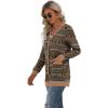 imageGRECERELLE Womens Long Sleeve Open Front Cardigan Button Down Ribbed Lightweight Knit Outerwear with PocketChristmas Tree Green