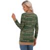 imageGRECERELLE Womens Long Sleeve Open Front Cardigan Button Down Ribbed Lightweight Knit Outerwear with PocketElk Green