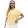 imageGRECERELLE Womens Open Back Workout Tops Backless Athletic Shirts Casual Crop Running Tee Y2k YogaBeige