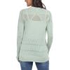 imageGRECERELLE Womens Summer Crochet Cardigans Long Sleeve Lightweight Casual Knit SweatersBean Green
