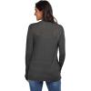 imageGRECERELLE Womens Summer Crochet Cardigans Long Sleeve Lightweight Casual Knit SweatersDark Gray