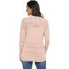 imageGRECERELLE Womens Summer Crochet Cardigans Long Sleeve Lightweight Casual Knit SweatersLight Pink