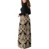 imageGRECERELLE Womens 2024 Maxi Dresses Long Sleeve Casual Long T Shirt Dress Travel Vacation OutfitsFlowers Khaki