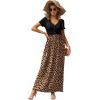 imageGRECERELLE Womens Long Maxi Dresses 2025 Short Sleeve V Neck Casual Summer Button Dress with PocketsKhaki Love