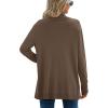 imageGRECERELLE Womens Long Sleeve Open Front Lightweight Casual Business Dressy Cardigan Sweater Fall Winter04 Coffee