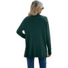 imageGRECERELLE Womens Long Sleeve Open Front Lightweight Casual Business Dressy Cardigan Sweater Fall WinterDark Green