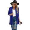 imageGRECERELLE Womens Long Sleeve Open Front Lightweight Casual Business Dressy Cardigan Sweater Fall WinterRoyal Blue