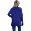 imageGRECERELLE Womens Long Sleeve Open Front Lightweight Casual Business Dressy Cardigan Sweater Fall WinterRoyal Blue