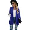 imageGRECERELLE Womens Long Sleeve Open Front Lightweight Casual Business Dressy Cardigan Sweater Fall WinterRoyal Blue