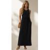 imageGRECERELLE Womens Summer Sleeveless Casual Long Tank Maxi Dress with Pockets XS3XLBlack