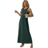imageGRECERELLE Womens Summer Sleeveless Casual Long Tank Maxi Dress with Pockets XS3XLDark Green