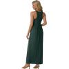 imageGRECERELLE Womens Summer Sleeveless Casual Long Tank Maxi Dress with Pockets XS3XLDark Green