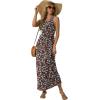 imageGRECERELLE Womens Summer Sleeveless Casual Long Tank Maxi Dress with Pockets XS3XLFloral Black Daffodil