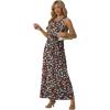 imageGRECERELLE Womens Summer Sleeveless Casual Long Tank Maxi Dress with Pockets XS3XLFloral Black Daffodil