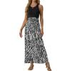 imageGRECERELLE Womens Summer Sleeveless Casual Long Tank Maxi Dress with Pockets XS3XLFloral Black Tree Grain