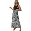 imageGRECERELLE Womens Summer Sleeveless Casual Long Tank Maxi Dress with Pockets XS3XLFloral Black Tree Grain