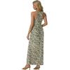 imageGRECERELLE Womens Summer Sleeveless Casual Long Tank Maxi Dress with Pockets XS3XLFloral Black Yellow