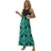 imageGRECERELLE Womens Summer Sleeveless Casual Long Tank Maxi Dress with Pockets XS3XLFloral Blue Green