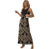 imageGRECERELLE Womens Summer Sleeveless Casual Long Tank Maxi Dress with Pockets XS3XLFloral Khaki
