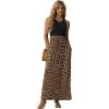 imageGRECERELLE Womens Summer Sleeveless Casual Long Tank Maxi Dress with Pockets XS3XLFloral Khaki Love