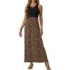 imageGRECERELLE Womens Summer Sleeveless Casual Long Tank Maxi Dress with Pockets XS3XLFloral Khaki Love