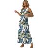 imageGRECERELLE Womens Summer Sleeveless Casual Long Tank Maxi Dress with Pockets XS3XLFloral White Monotherapy