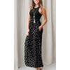 imageGRECERELLE Womens Summer Sleeveless Casual Long Tank Maxi Dress with Pockets XS3XLPolka Dot White Black