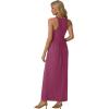 imageGRECERELLE Womens Summer Sleeveless Casual Long Tank Maxi Dress with Pockets XS3XLRed Gray