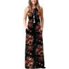 Brown Flower Black