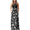 Floral Black White Flower