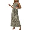 imageGRECERELLE Womens Summer Sleeveless Casual Long Tank Maxi Dress with Pockets XS3XLFloral Black Yellow